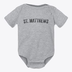 St. Matthews South Carolina Timeless Retro Baby Onesie