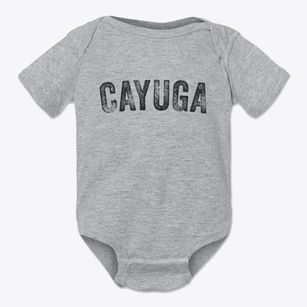Cayuga New York Timeless Retro Baby Onesie