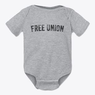 Free Union Virginia Timeless Retro Baby Onesie