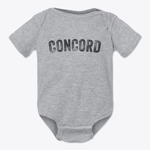 Concord Illinois Timeless Retro Baby Onesie