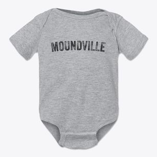 Moundville Missouri Timeless Retro Baby Onesie