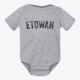 Etowah Oklahoma Timeless Retro Baby Onesie