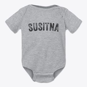 Susitna Alaska Timeless Retro Baby Onesie