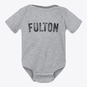Fulton New York Timeless Retro Baby Onesie