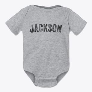 Jackson Wyoming Timeless Retro Baby Onesie