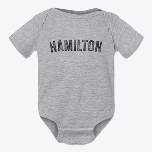 Hamilton Massachusetts Timeless Retro Baby Onesie