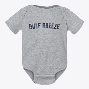 Gulf Breeze Florida Timeless Retro Baby Onesie