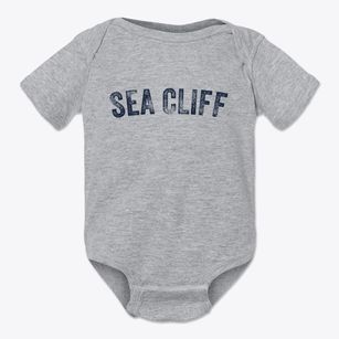 Sea Cliff New York Timeless Retro Baby Onesie
