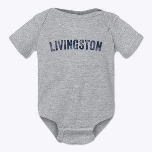 Livingston Alabama Timeless Retro Baby Onesie