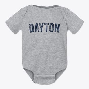 Dayton Wisconsin Timeless Retro Baby Onesie