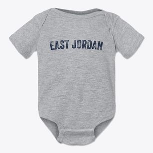 East Jordan Michigan Timeless Retro Baby Onesie