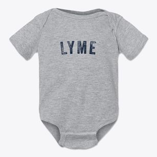 Lyme New York Timeless Retro Baby Onesie