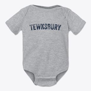 Tewksbury Massachusetts Timeless Retro Baby Onesie