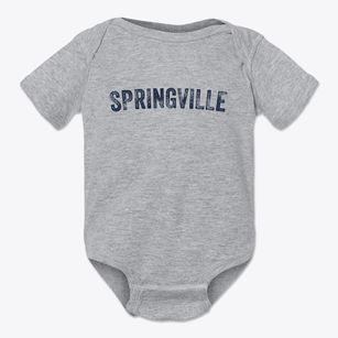 Springville Virginia Timeless Retro Baby Onesie