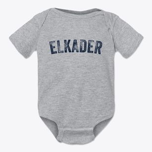 Elkader Iowa Timeless Retro Baby Onesie