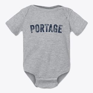Portage New York Timeless Retro Baby Onesie