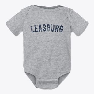 Leasburg Missouri Timeless Retro Baby Onesie