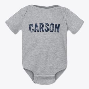 Carson North Dakota Timeless Retro Baby Onesie