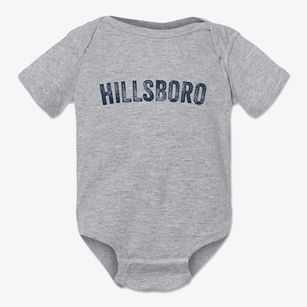 Hillsboro New Mexico Timeless Retro Baby Onesie