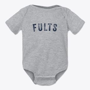 Fults Illinois Timeless Retro Baby Onesie