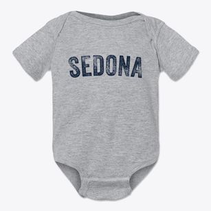 Sedona Arizona Timeless Retro Baby Onesie