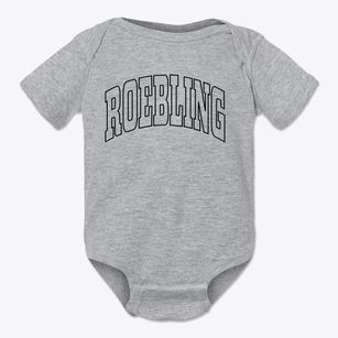 Roebling New Jersey Trendy Block Baby Onesie