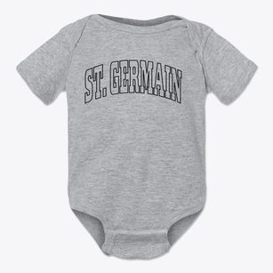 St. Germain Wisconsin Trendy Block Baby Onesie