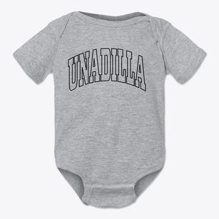 Unadilla Nebraska Trendy Block Baby Onesie