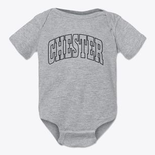 Chester Texas Trendy Block Baby Onesie