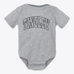 Tingley Iowa Trendy Block Baby Onesie