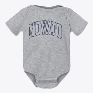 Novato California Trendy Block Baby Onesie