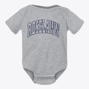Roselawn Indiana Trendy Block Baby Onesie