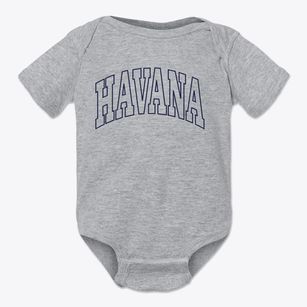 Havana Florida Trendy Block Baby Onesie