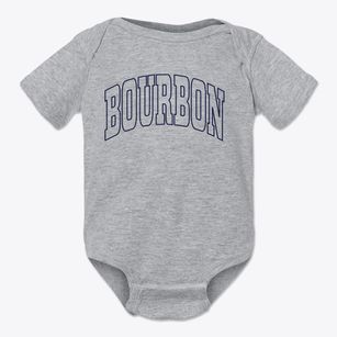 Bourbon Missouri Trendy Block Baby Onesie