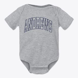 Andrews Indiana Trendy Block Baby Onesie