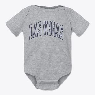 Las Vegas Nevada Trendy Block Baby Onesie