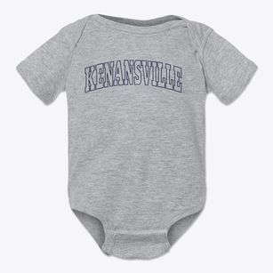 Kenansville North Carolina Trendy Block Baby Onesie