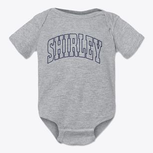 Shirley Indiana Trendy Block Baby Onesie