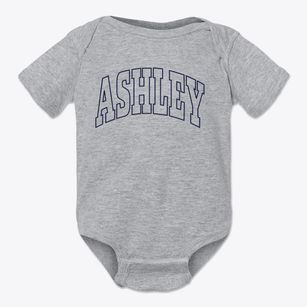 Ashley Illinois Trendy Block Baby Onesie