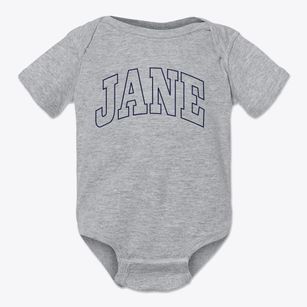 Jane Missouri Trendy Block Baby Onesie