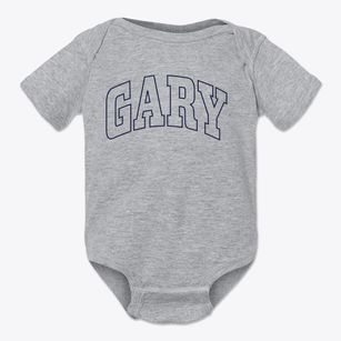Gary Minnesota Trendy Block Baby Onesie