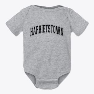 Harrietstown New York Varsity Baby Onesie