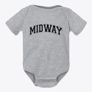 Midway North Carolina Varsity Baby Onesie
