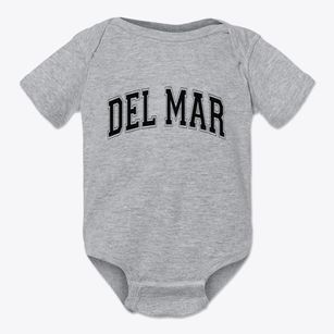 Del Mar California Varsity Baby Onesie