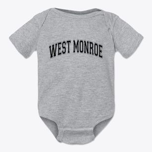 West Monroe New York Varsity Baby Onesie