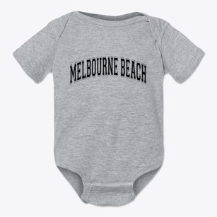 Melbourne Beach Florida Varsity Baby Onesie