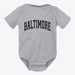 Baltimore Ohio Varsity Baby Onesie