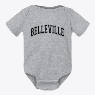 Belleville Wisconsin Varsity Baby Onesie