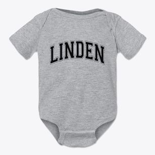 Linden California Varsity Baby Onesie