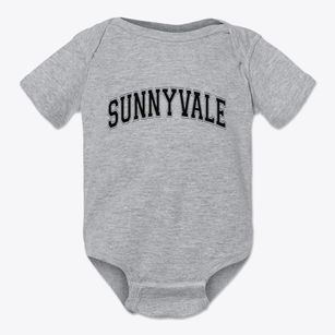 Sunnyvale California Varsity Baby Onesie